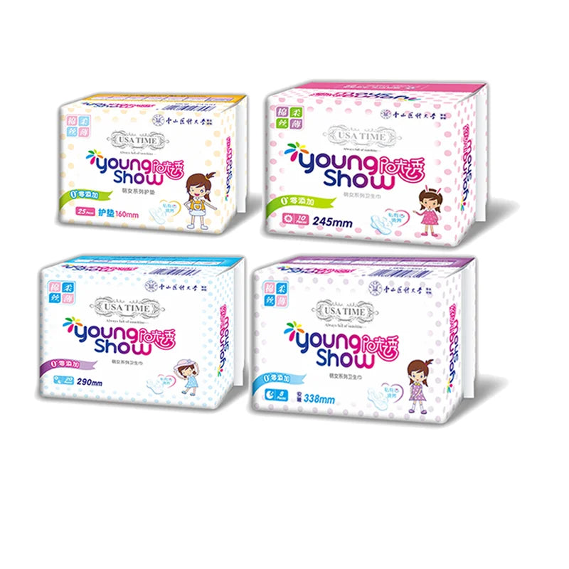 Winged Super Soft Surface Female Sanitary Napkin Menstrual Pads With 3D Leak Guard