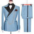 S-7XL Men's Suit Two-piece Wedding Groom Groomsmen Men's Suit Set Korean Version Formal Suit Plus Size
