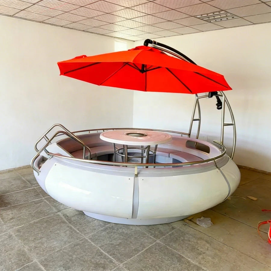 Canoe/kayak Fishing clear Kayak Transparent Motorized Crystal Sit on Top Pesca Pedal BBQ Boat with Natural Gas Grill Propane
