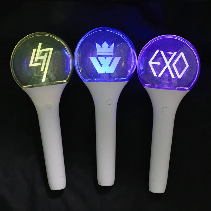 Custom K-pop Star Official Acrylic Kpop Light Stick Led Light Stick Glow Ball Pensticks for Concert Party