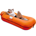 Durable Outdoor Camping and Hiking Inflatable Lounger Waterproof Anti-Air Leaking Beach Festival Bed Chair Air Sofa Couch Pillow