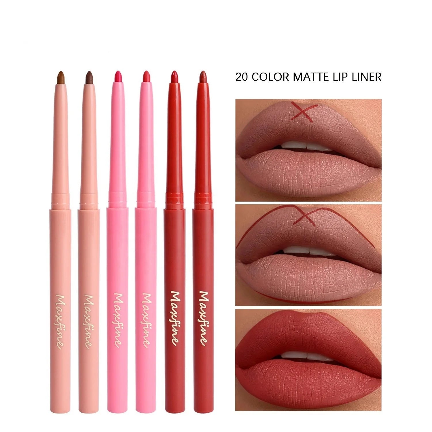 Best Selling 18-Color Lip Liner Pen Long Wearing Plumping Mineral Lipliner Non-Stick Cup Moisturising Pencil Lasting Ingredients