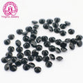 China Factory Price Small Sizes Round Diamond Cut 1.00mm 1.25mm 1.5mm 1.8mm 2mm Natural Black Spinel Gemstone