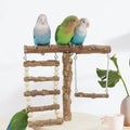 Wholesale Stocked Suspension Nest Hanging Chair Set Parrot Cage Toys Bird Swing Toys Bells