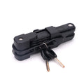 Universal Folding Bicycle Lock Steel Bike Lock Security Cable Lock Anti-Theft Combination Riding Tool for Mountain Bike