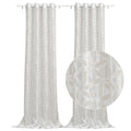 Bindi Yarn Jacquard Curtain 100% Polyester European & American Style Built-In Window Treatment for Home Decoration