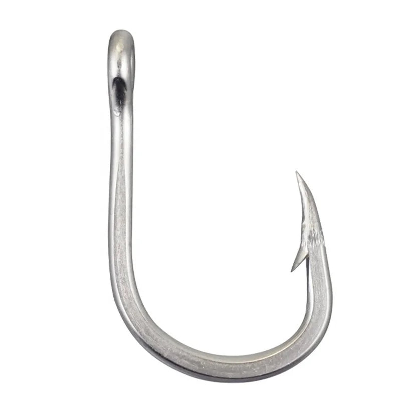 10884SS Stainless Steel High Strength Sea Fishing Tuna Hook Saltwater Trolling Fishing Circle Hook