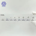 Gemstone Charts Oval Shapes Diamond Size Chart Sets 0.3ct to 6ct Small to Big Full Size Ring Selector Stone Size Template