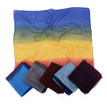 New 65 * 65 Gradient Small square Scarf Light Thin Soft Chiffon Small Silk Hijab Super Soft and Breathable Chiffon Scarf