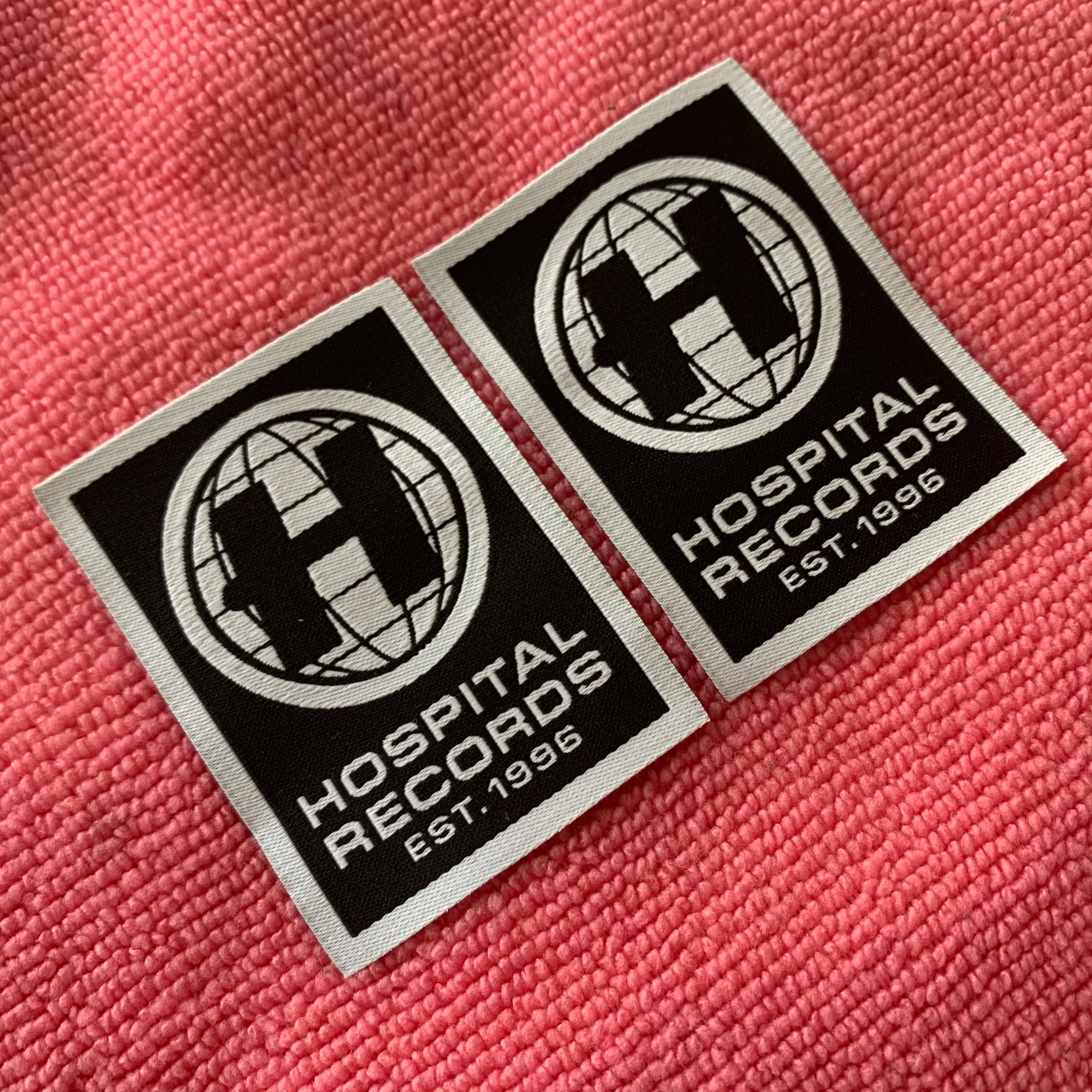 Clean Border Private logo Inside Woven Patchperfect Handfeeling Textile Clothing Tag With Border