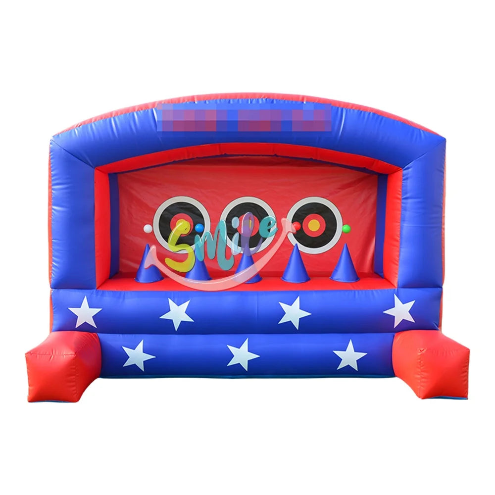 Inflatable Shooting Range Games Carnival Floating Targets Nerfwall Shooting Game Inflatable Target Shootout