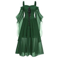 Vestido Medieval Mujer Disfraz Retro Cosplay Fairy Dress Medieval Costume Gown Vintage Renaissance for Ladies Plus Size Outfit