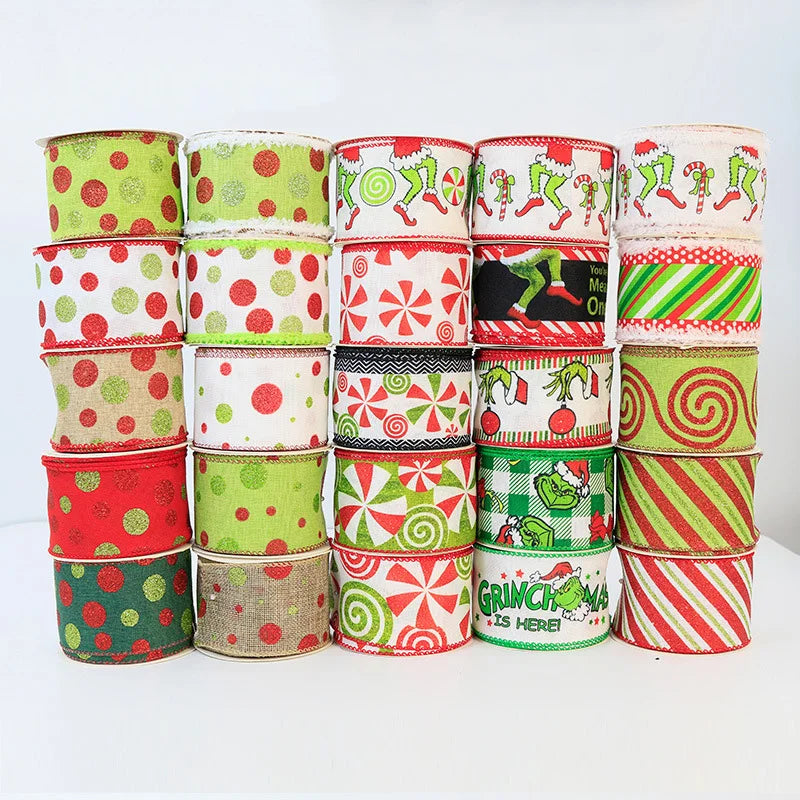 Various Styles of Christmas Decorative Ribbons