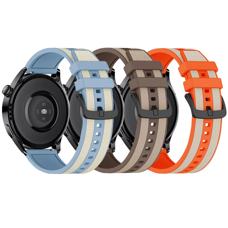 ShanHai 20mm 22mm Strap for Huawei Watch GT5 Pro 46mm Watch 4 3 Pro Bracelet for Samsung Galaxy Watch 7 FE 6 4 Strap