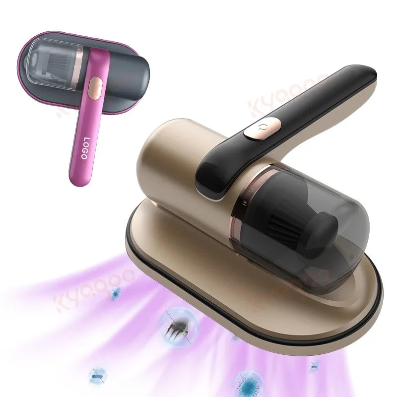 Handheld Deep Cleaner Portable Bed Vacuum Cleaner Cordless Rechargeable Mattress Vacuum Cleaner for Bed Carpet Fabric Sofa