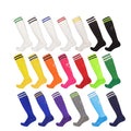 Custom logo Adult Unisex Multicolor Soccer Sport Athletic Football Knee High Long Anti slip Compression Socks