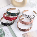 Women Hairbands Dot Pattern Headband Fancy Hair Accessories