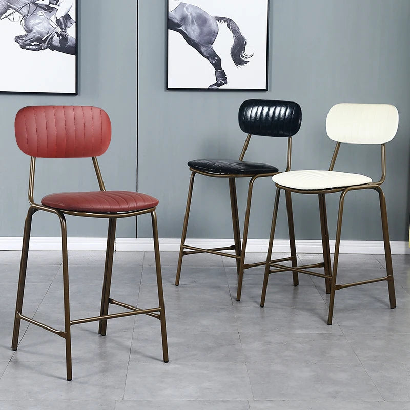 OEM/ODM Silla bar Manufacturer Italian Nordic Style Dining Chair Stackable Bar Stool High Chair