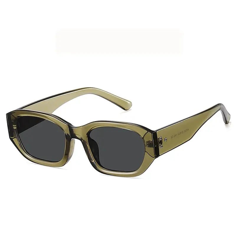 2025 Wholesale New Wide Sun Glasses Personality Concave Shape Square Frame Sunglasses for Women Men