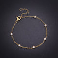 Beimai OEM Fashionable Titanium Steel Personalized Zircon Bracelet