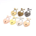 Factory Wholesale Good Quality Love Padlock Wedding Metal Heart Lock for Gifts