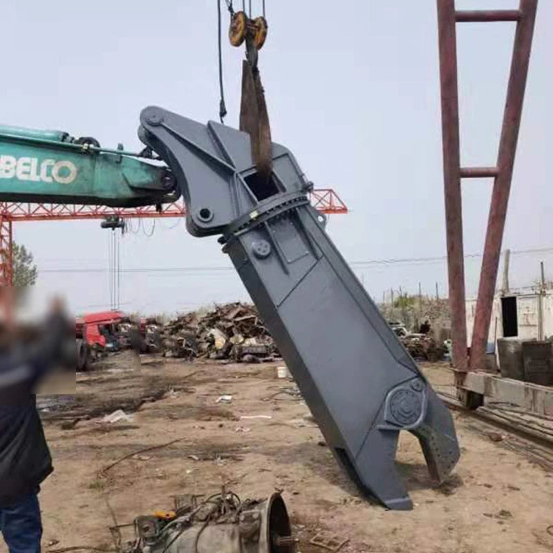 Hydraulic Rotating Excavator Attachment Demolition Double Cylinder Metal Scrap Shear for Excavator for Sale