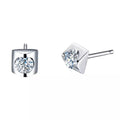 GRA Certificate  Moissanite Earrings Stud Earring Women 925 Sterling Silver 18k Gold Luxury Wedding Jewelry Engagement Ring