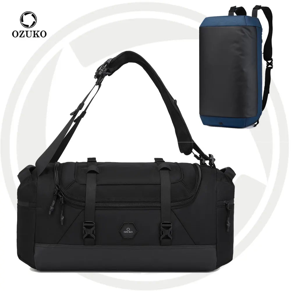 Ozuko 9747 3 in 1 Duffel Backpack 75L Large Capacity Backpack Travel Duffle Bag for Weekender Gym Workout Deployment