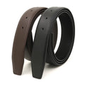 3.3CM Men's Leather Belt Strap Pin Buckle Belts With Holes LQbelt Factory Custom Logo