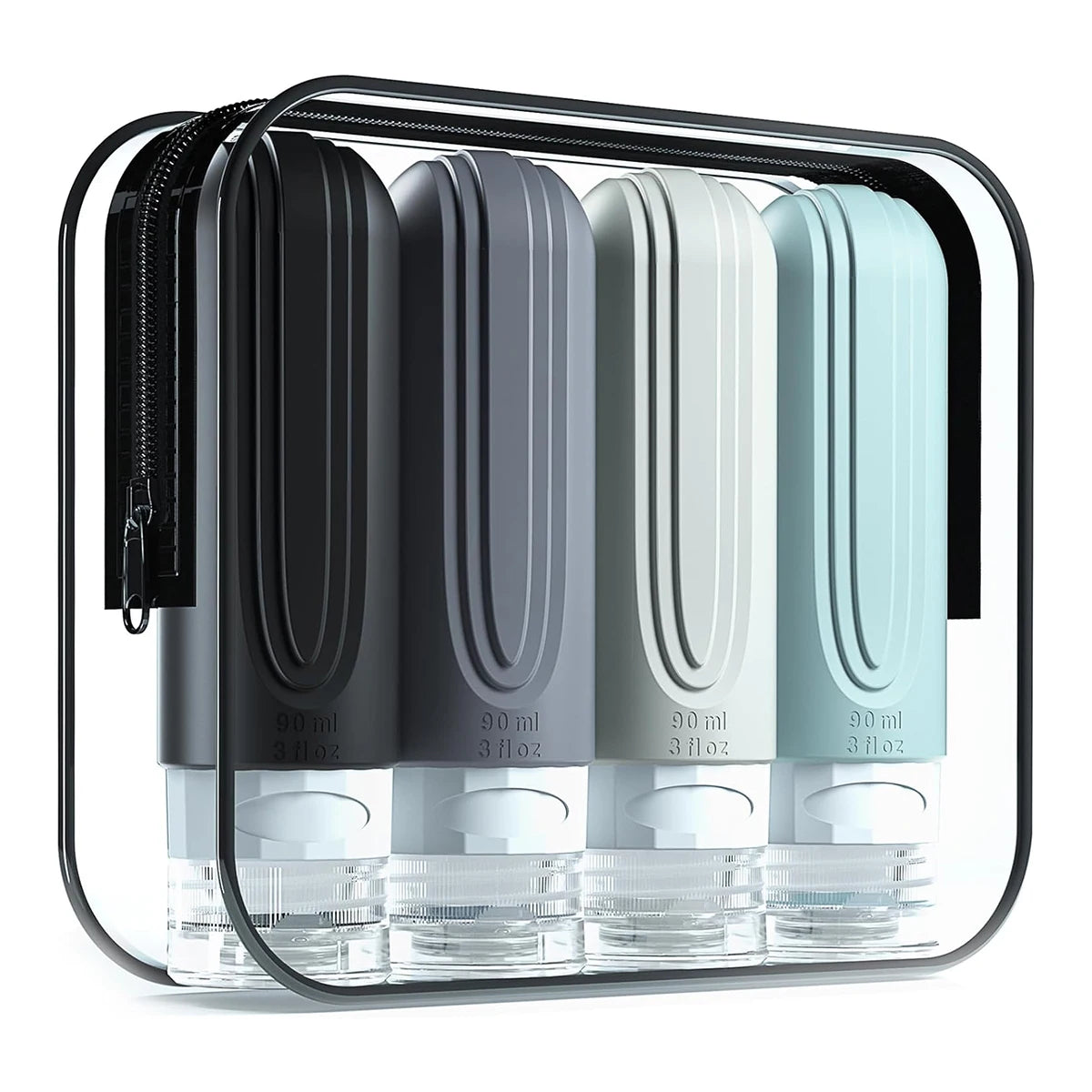 100ml Travel Set Bottle Airplane Tsa Approve Leak Proof Travel Accessories Bottle  Silicone Travel Toiletries Bottle Sets