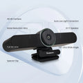 All-in-one AI 4K Auto Framing 124 Degree USB PC Webcam with Speakerphone and Microphones