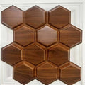 3D Wood Grain Plastic PVC Wall Panel for Home Decoration Matte Grain Wallpaper for Living Room & Bedroom Wall Cladding