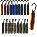 KongBo 4mm Paracord Keychain With Carabiner Manufacturer Charm Keychain 550lb & 350lb Wholesale Supplies for Camping & Hiking