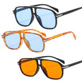2024 Luxury Classic Rectangle Sunglasses with Custom Logo PC Frame and Rectangular Shade Sun Glasses