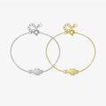 FUAMAY Fashion 18K Gold Plated 925 Silver Men Robot Bracelet Argent 925 Wholesale Dainty Silver 925 Geometric Robot Bracelets