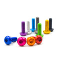 ISO7380 Metric Aluminum 7075 Class 4 Round Head Hex Socket Button Head Screw Bolt Anodized