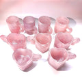 Crystal Tea Cup Wholesale Natural Crystals Healing Gemstones Rose Quartz Crystal Cups for Gift