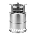 New Thickened Stainless Steel Portable Cookware Wood-Burning Camping Stove