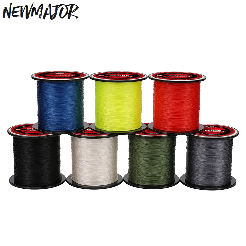 Seaknight PE 4 Strand 300M 8-60LB  Triposeidon Series Fishing Lines Multifilament Braided Wire Plastic Spool 7 Colors
