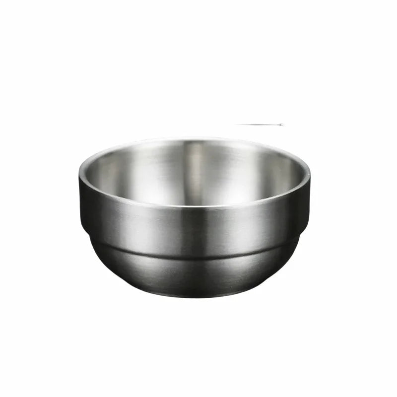 10cm 12cm 14cm Ice Cream Snack Dessert Insulated Double Wall Stainless Steel Soup Rice Bowls Serving Bowl