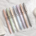 Office School Supplies Gifts Cute Retractable Ballpoint Pen Custom logo Quick Dry Black Ink Plastic Ball Pen
