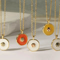 2025 Fashion Outdoor Sports Football Pendant Necklace Basketball Rugby Fortress Enamel Necklace 18K Gold Plated Necklaces