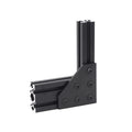 China Manufacturer 6425 Cnc Aluminum Rohs Oem Odm 10 Series  6 Hole 90 Degree Joining Plate for Aluminium Profile  10 Inches