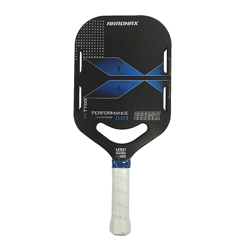 USAPA 3K/12K/18K Carbon Fiber 16 mm Elongated Handle Rough Skin Pickleball Paddle Wholesale Factory Price