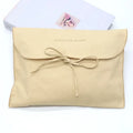 Custom Brown Envelop Cotton Underwear Packaging Shoe Dust Bag Muslin Twill Cloth Dust Bag for Purses