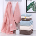 Factory Wholesale Custom Hotel Home Bath Towel Set 100% Soft Cotton Solid Color Sustainable for Adults