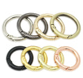 Cheap Metal Spring Snap Hooks Round O Ring Carabiner Key Chain