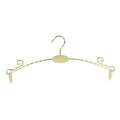 Exhibition Market Customized Close Fitting Clothing Durable Metal Lingerie Hangers