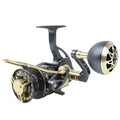 Max Drag 30Kg 8+1BB All Metal Casting Reels Deep Sea Boat Fishing Reel Big Game Spinning Reel for Saltwater