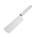 7 Inch 3Cr13 Stainless Steel Kitchen Chopping Knife with Ergonomic Hollow Handle High-Polish Finish Ambidextrous Design
